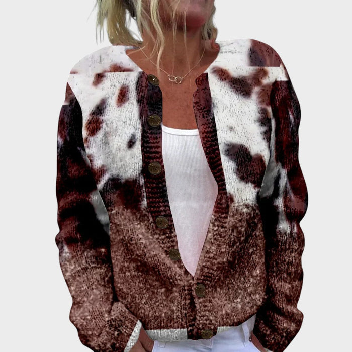 Sara - Cardigan Floral de Otoño