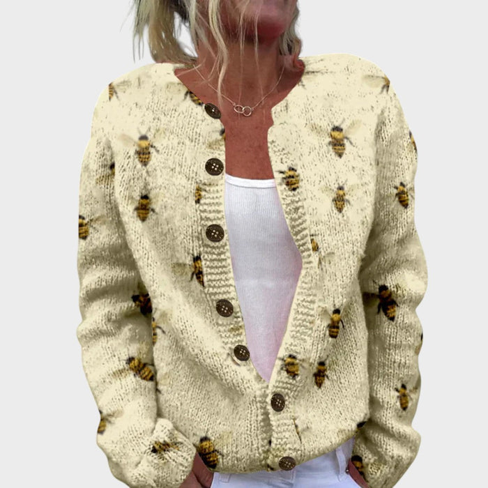 Bianca - Blomstret cardigan