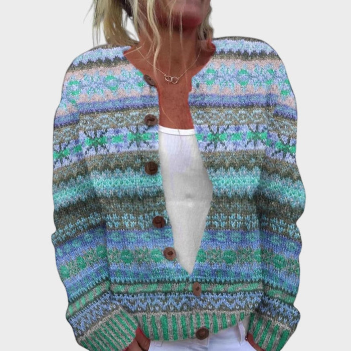 Isabella - Blomstret cardigan