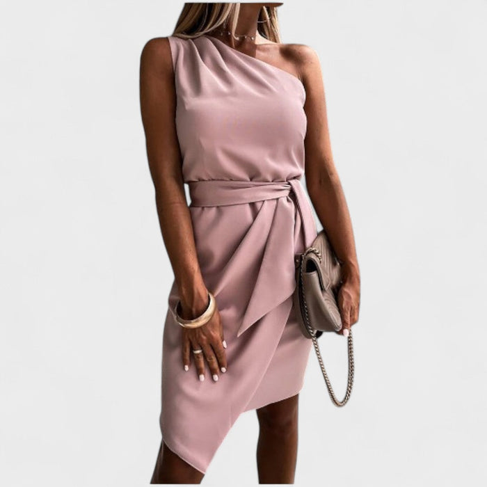 Ana - Moderne one shoulder-kjole