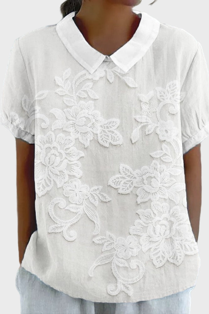 Lilja - Bluse med krave
