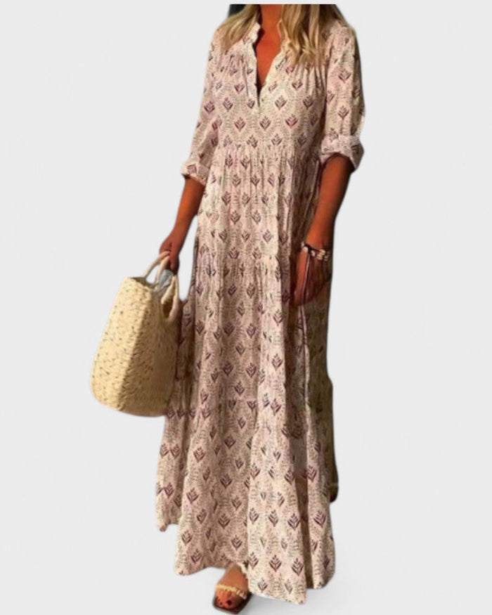 Ebba - Lang vintage-kjole