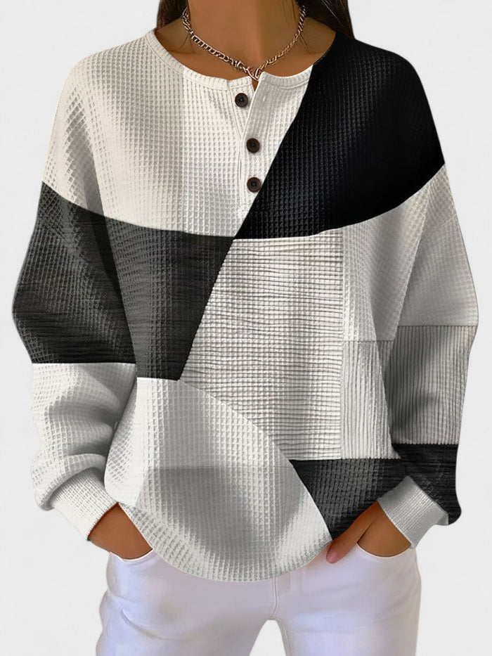 Klara - Varm sweater i naturtoner