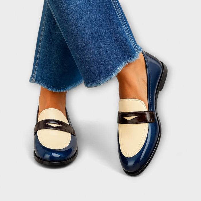 Lone - Tofarvede loafers