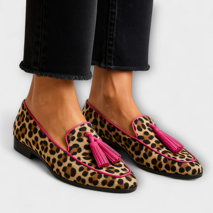 Lykke - Loafers med perler