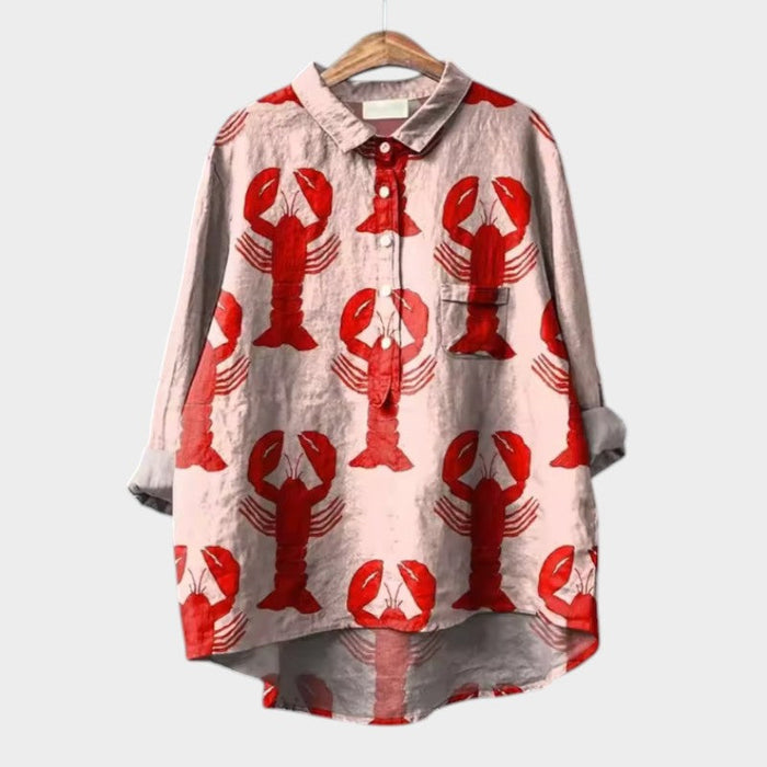 Patricia | Blusa prémium con estampados coloridos