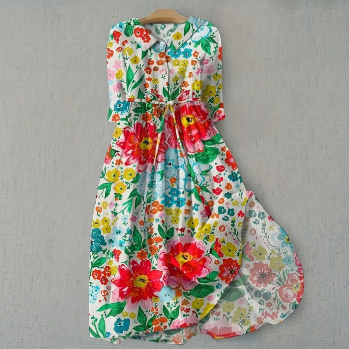 Paula - Vestido Floral Cómodo