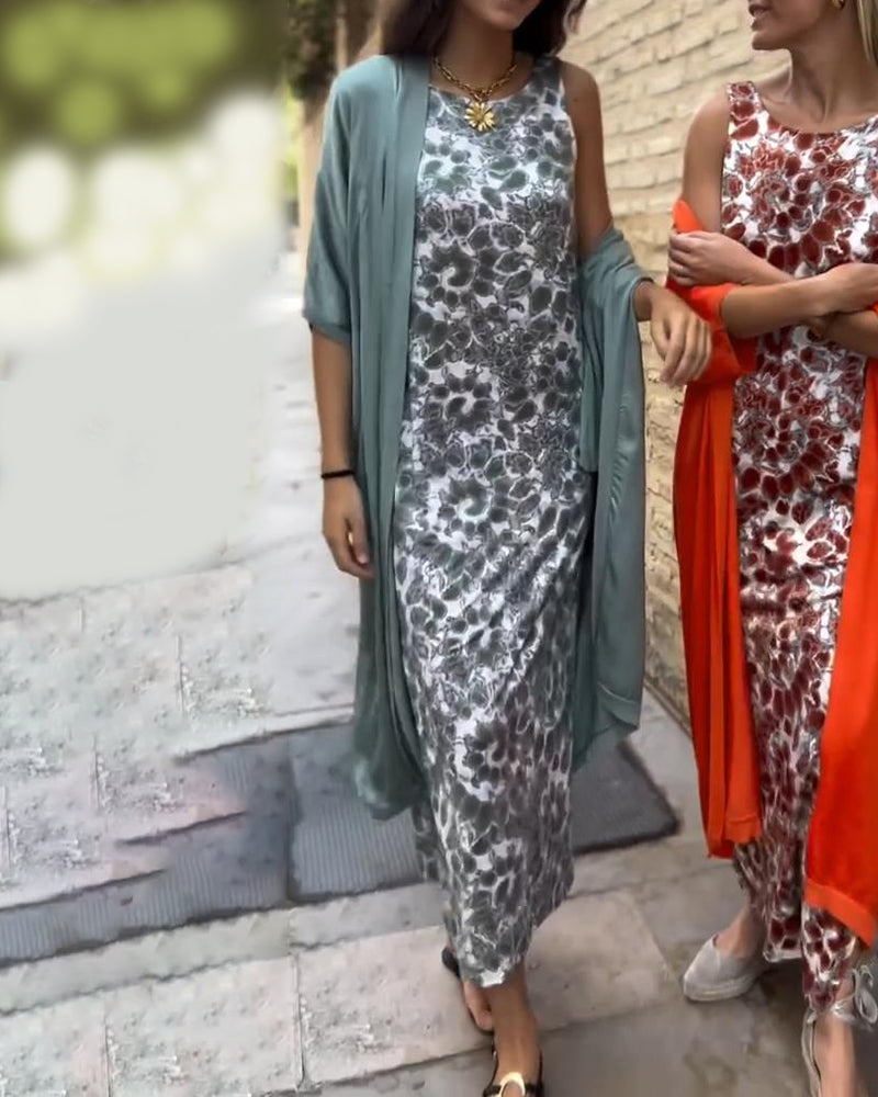 VIVIANA | Conjunto elegante de duas peças de Mulher com ajuste confortável para férias e passeios de verão