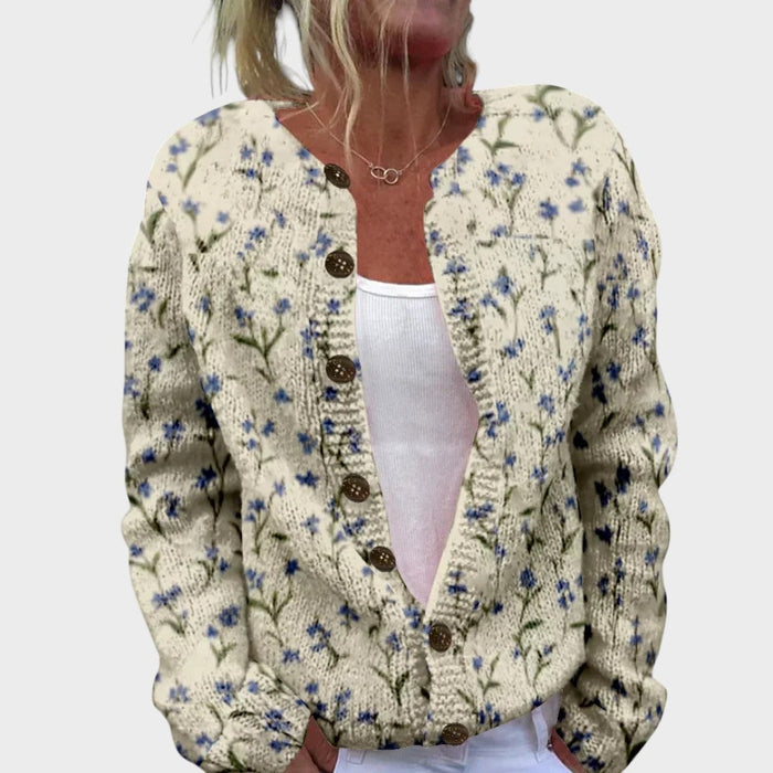 Kamilla - Blomstret cardigan