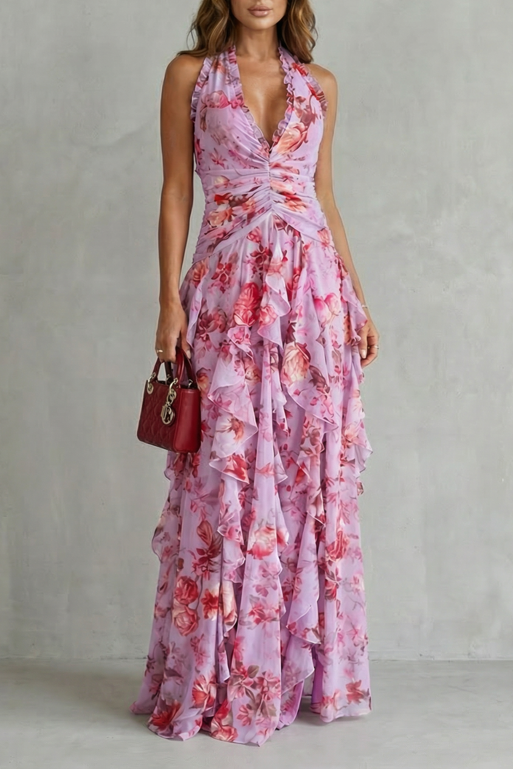 Belladina – Vestido de rosas românticas para Mulher