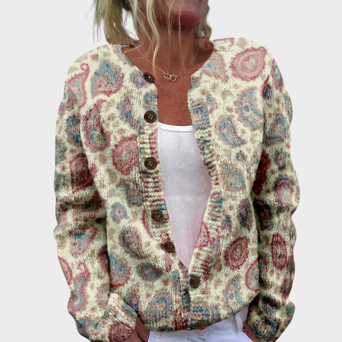 Lara - Blomstret cardigan