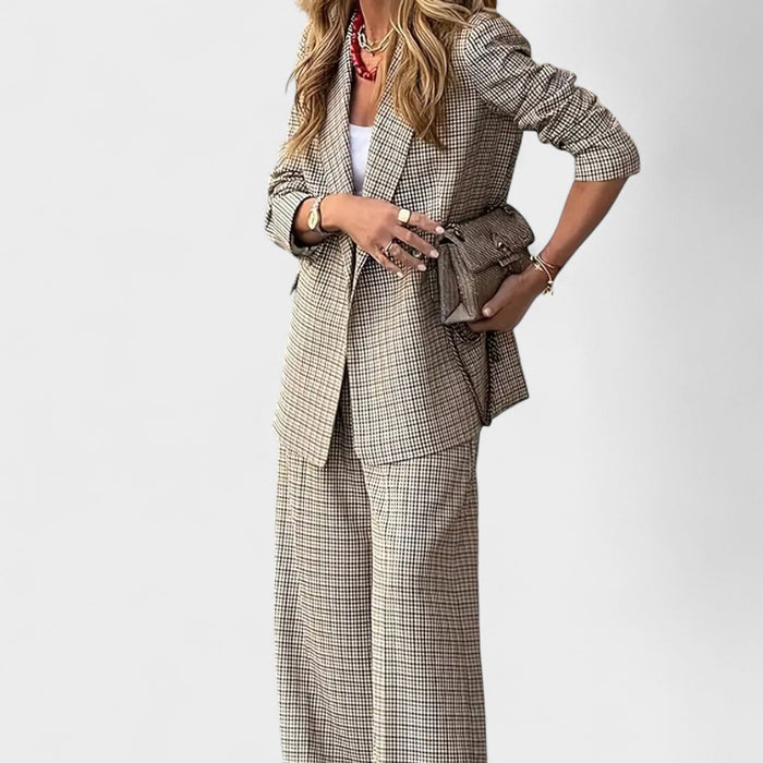 Lotte - Elegant sæt med blazer og bukser