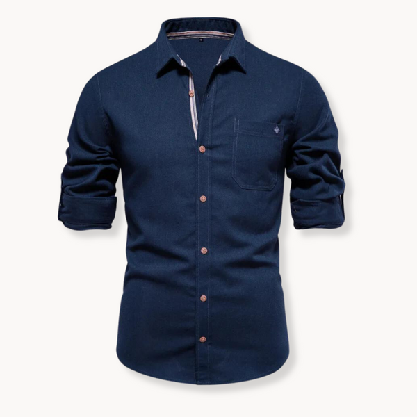 Camisa | Mistura Respirável Fecho Frontal