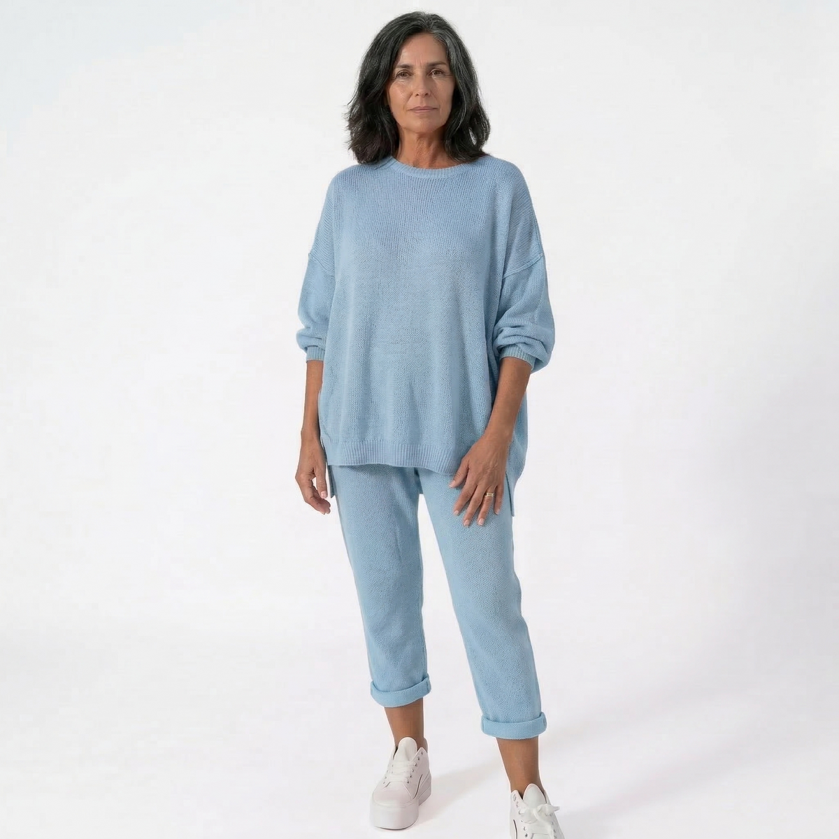 Delfina | Conjunto de Malha Fina