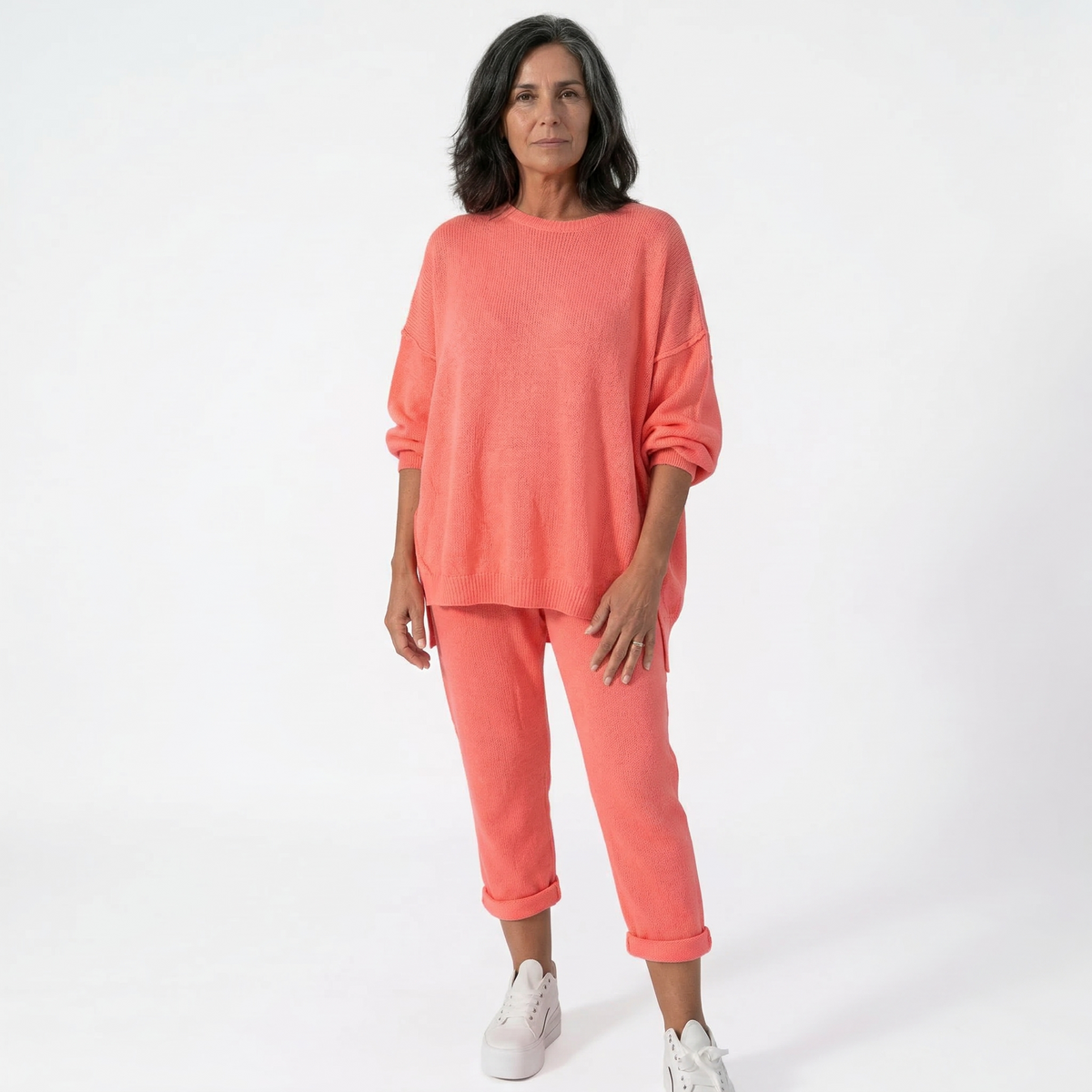 Delfina | Conjunto de Malha Fina