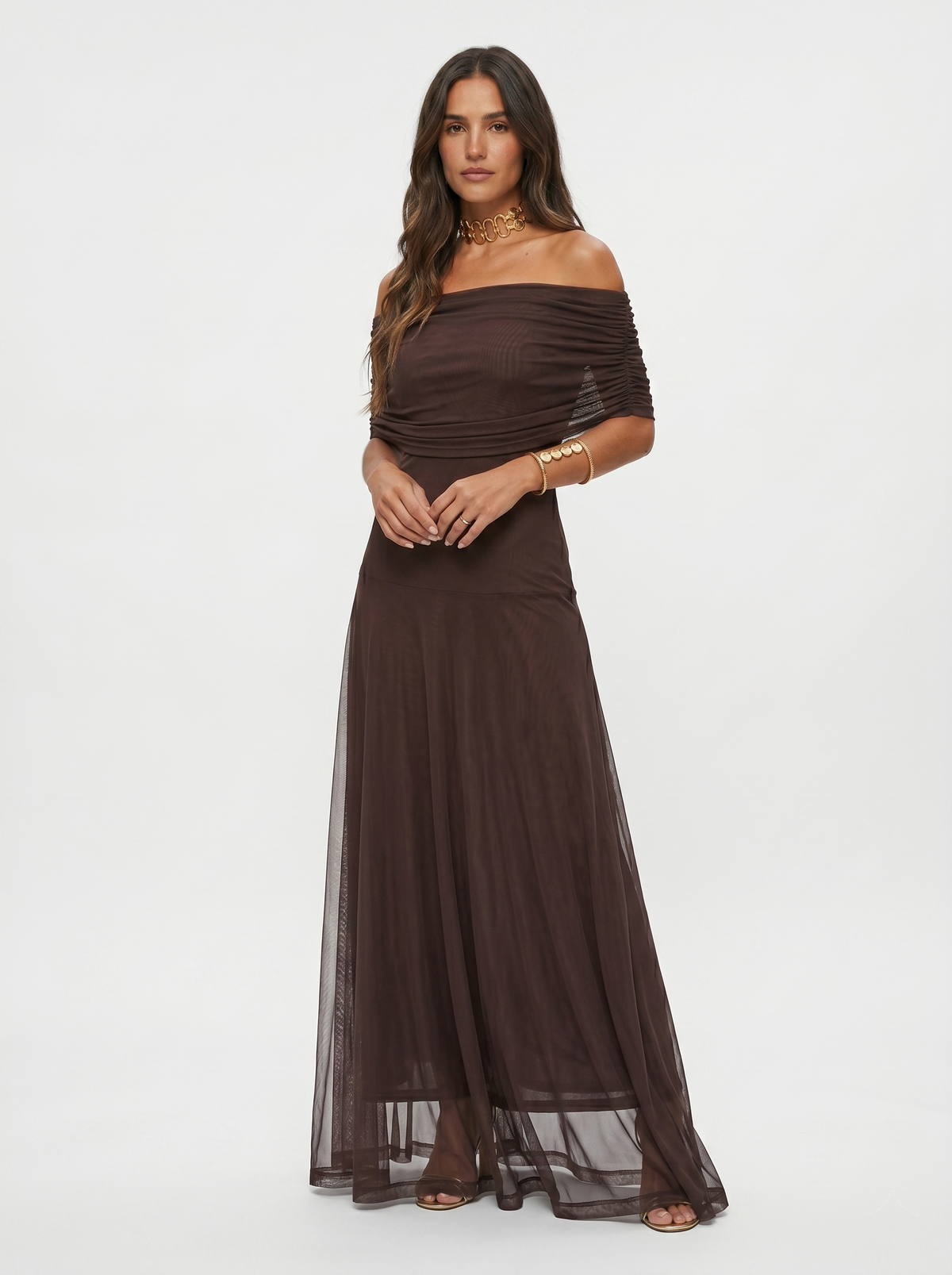 Carla | Vestido maxi elegante e simples para Mulher