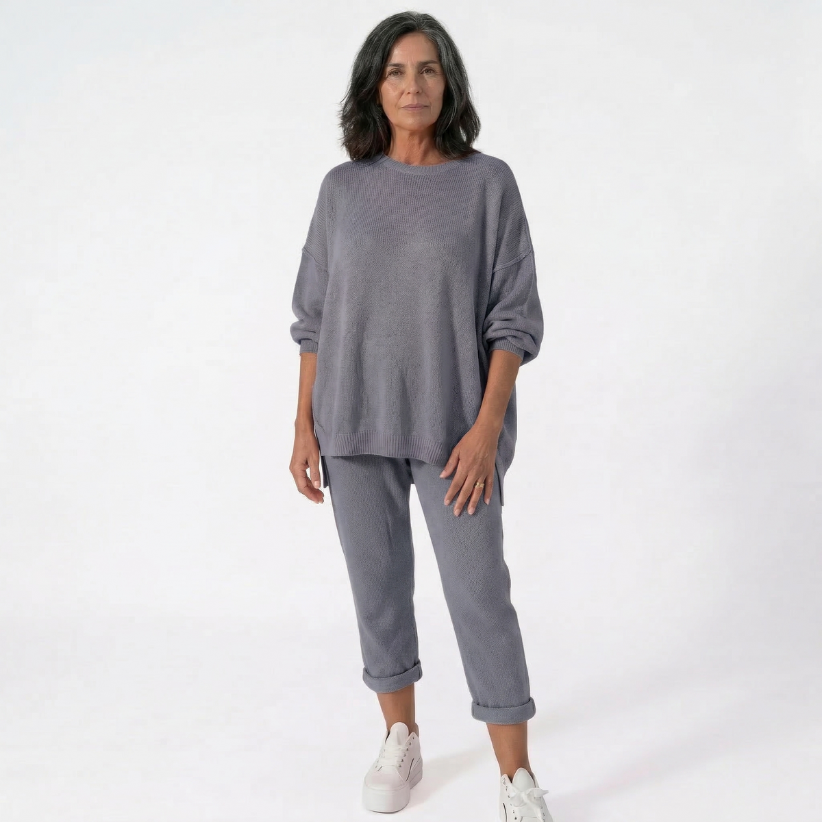 Delfina | Conjunto de Malha Fina