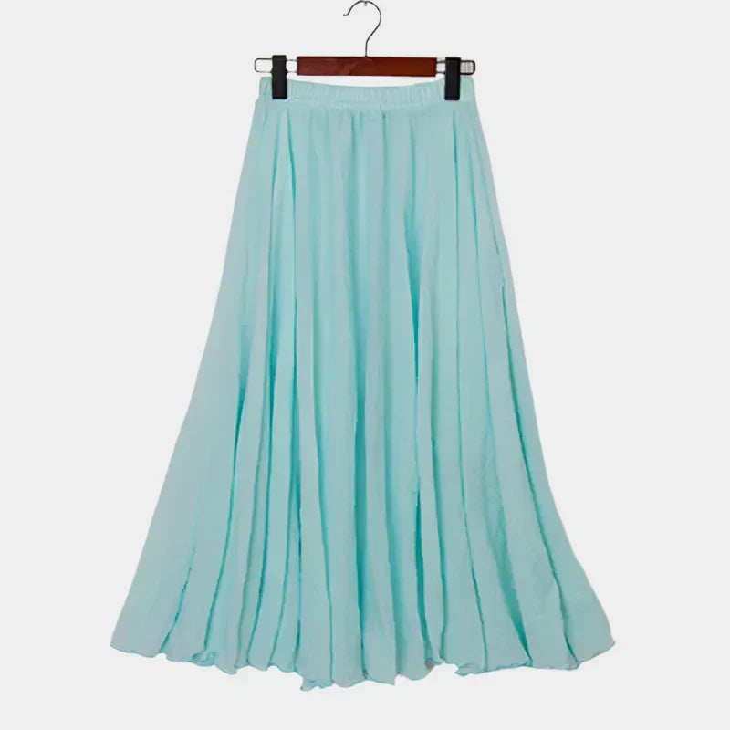 Saia Elegante de Cintura Alta