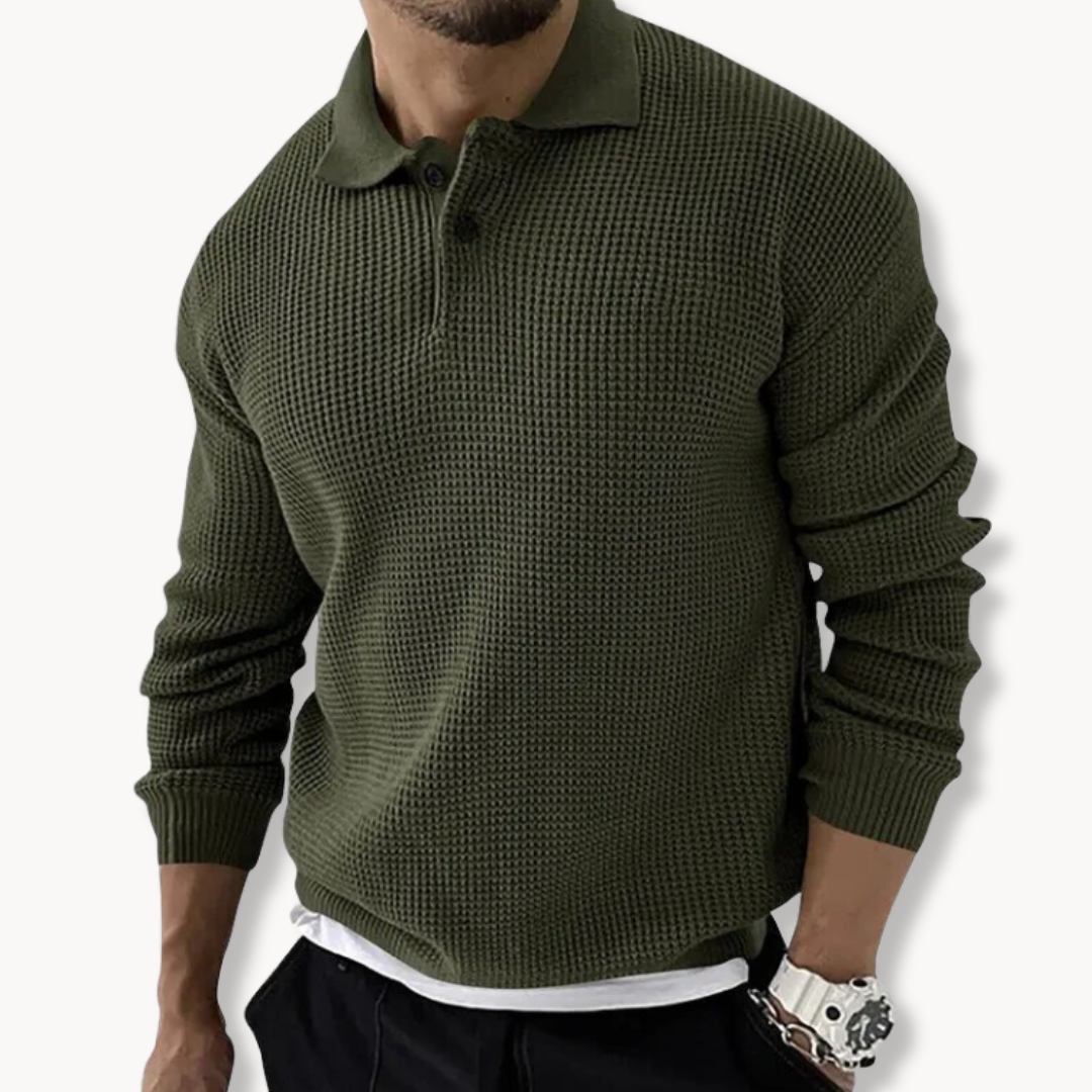 Casimiro | Pullover Polo Tricotado