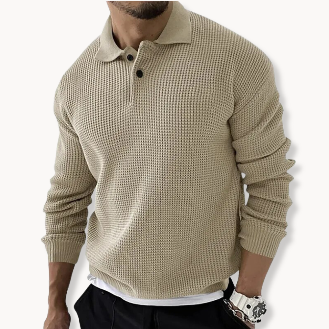Casimiro | Pullover Polo Tricotado