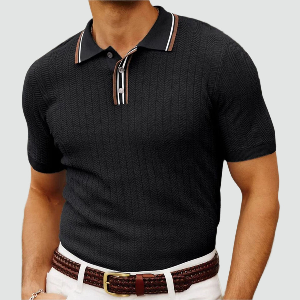 Melchior | Polo Tricotado Alta Qualidade