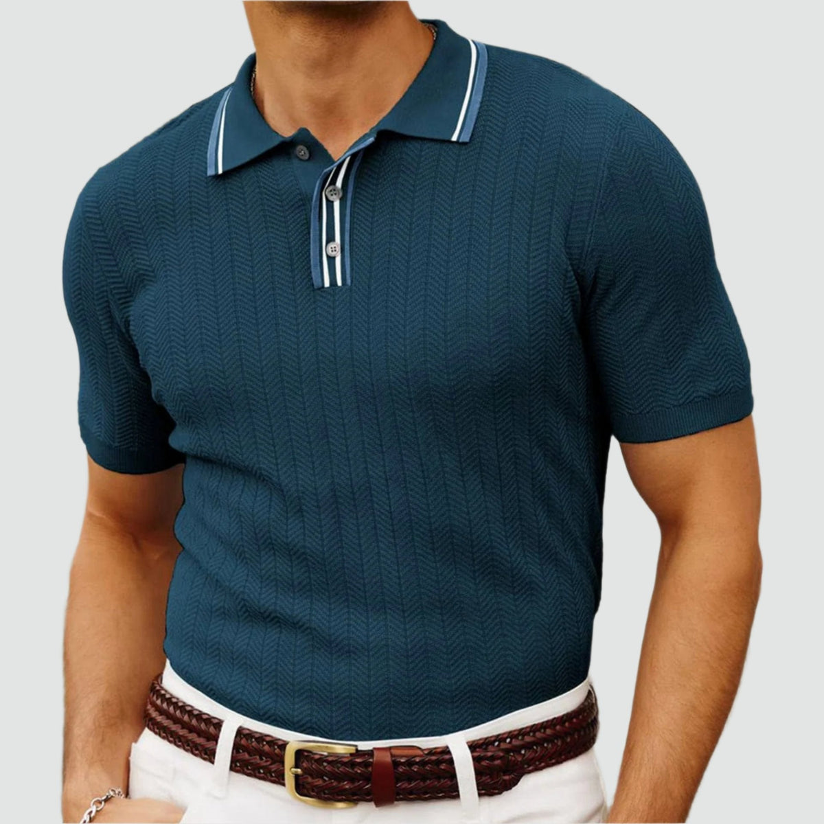 Melchior | Polo Tricotado Alta Qualidade