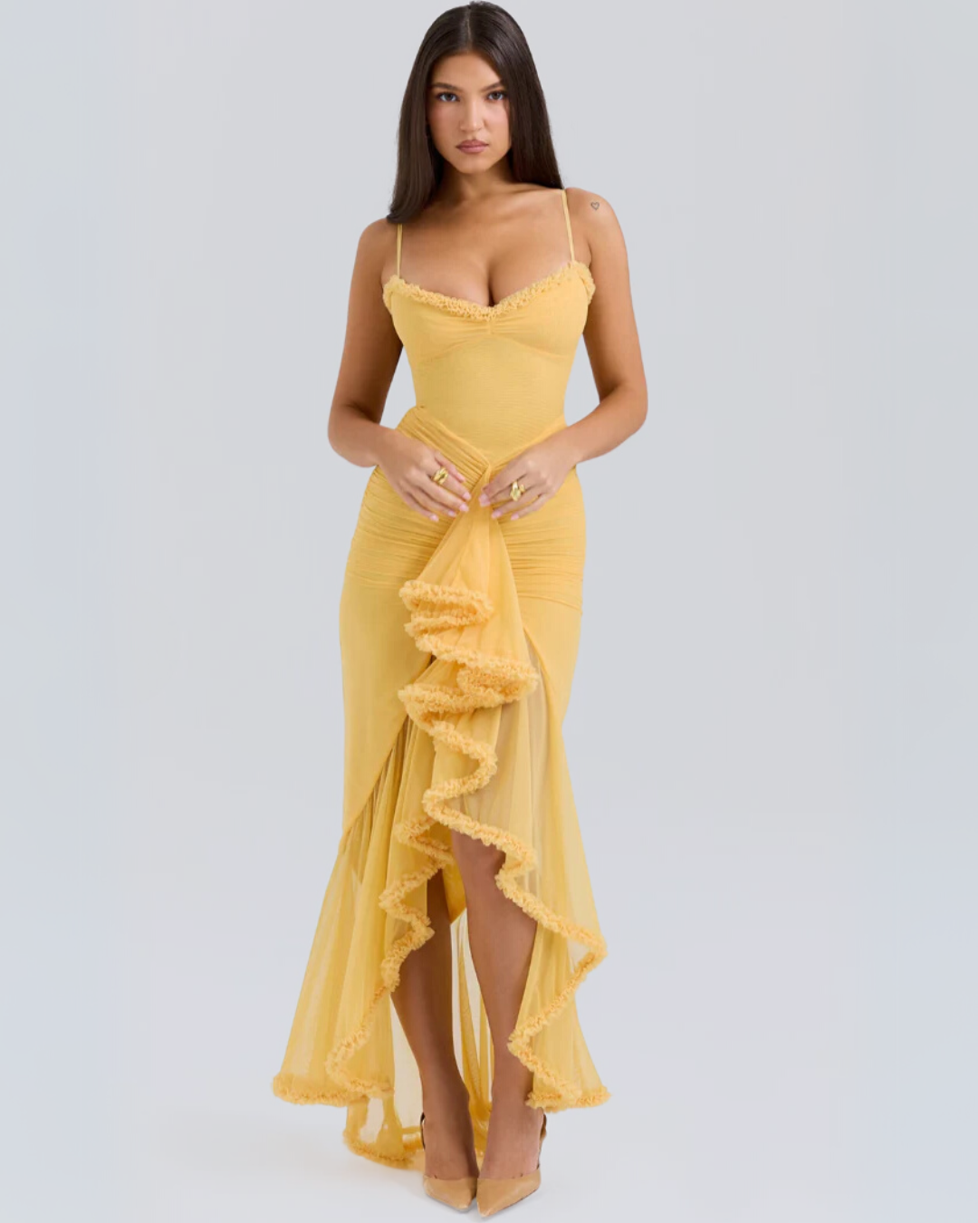 Florence | Vestido romântico com babados