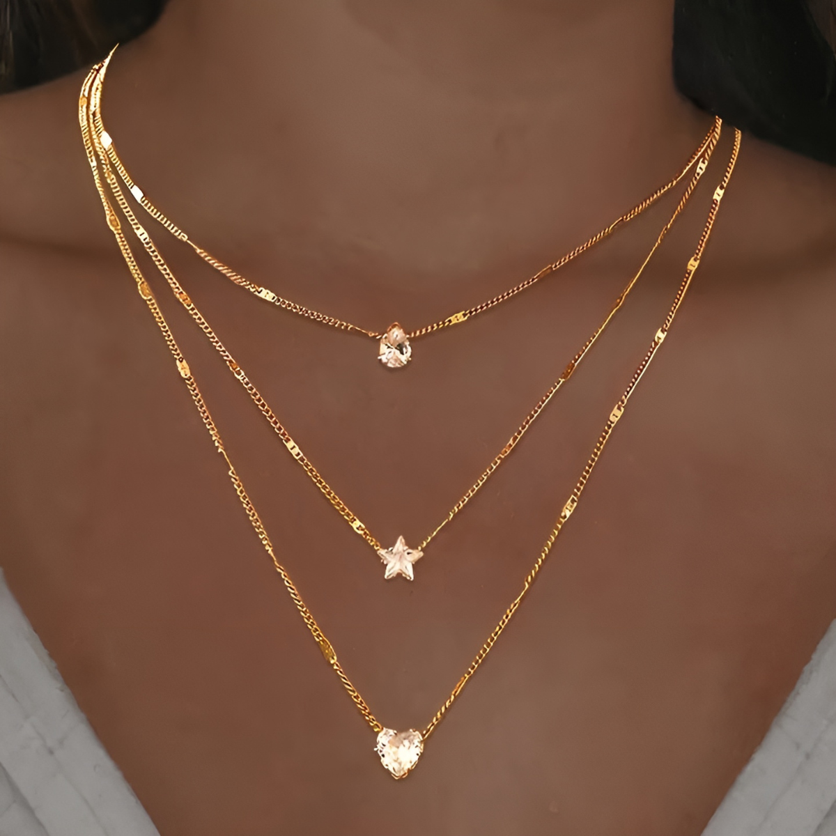 Maria D´ouro | Colar Bohémio Elegante