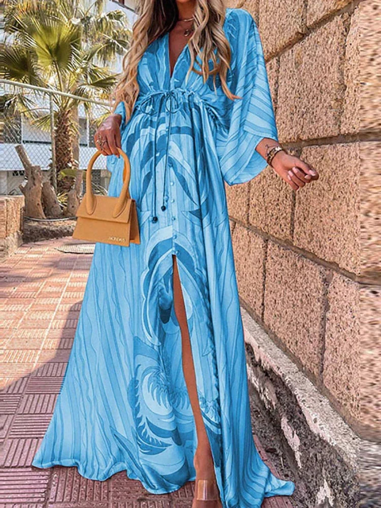Daria - Vestido Kaftan de Férias para Mulher