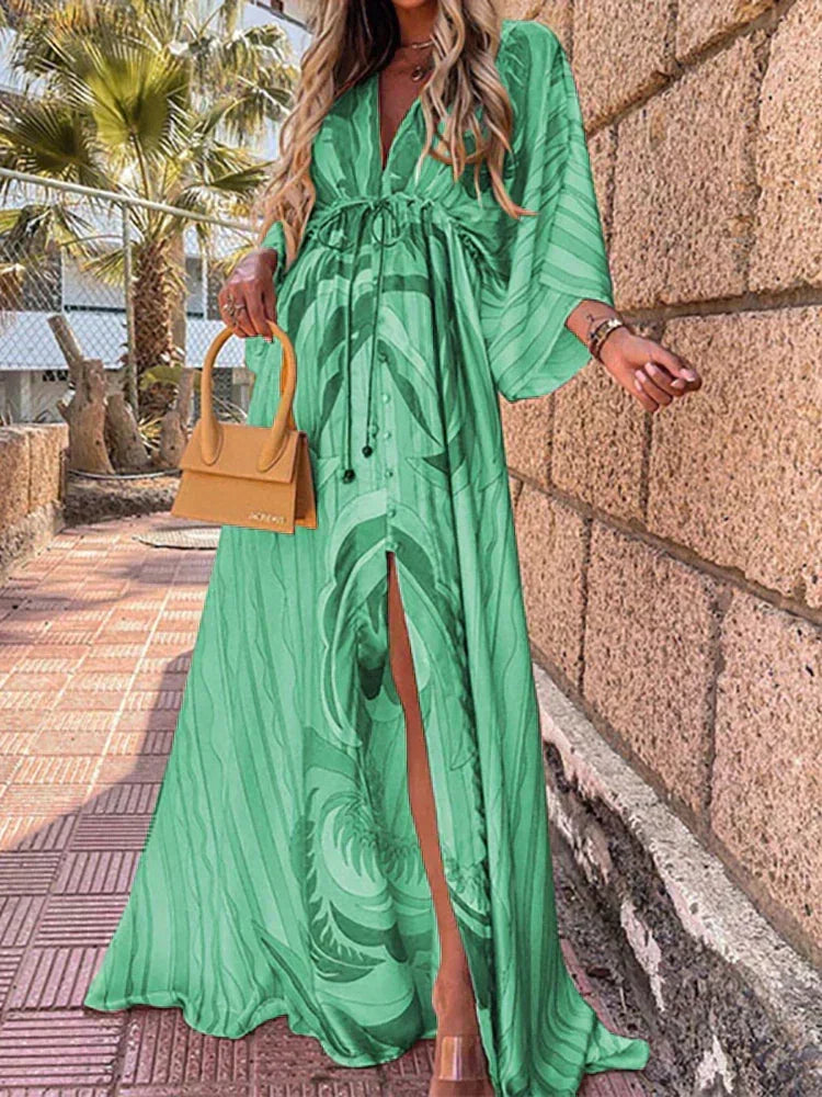 Daria - Vestido Kaftan de Férias para Mulher