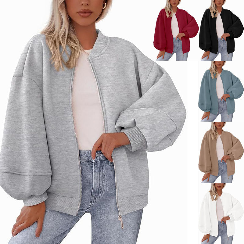 Rosalina | Sweatshirt com Fecho e Manga Comprida