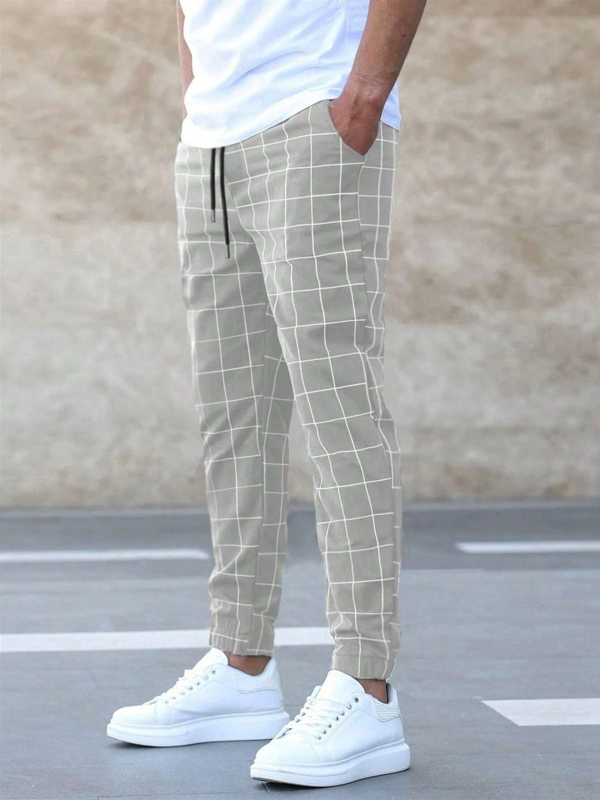 COLOMBO | CALÇA JOGGER XADREZ MASCULINA