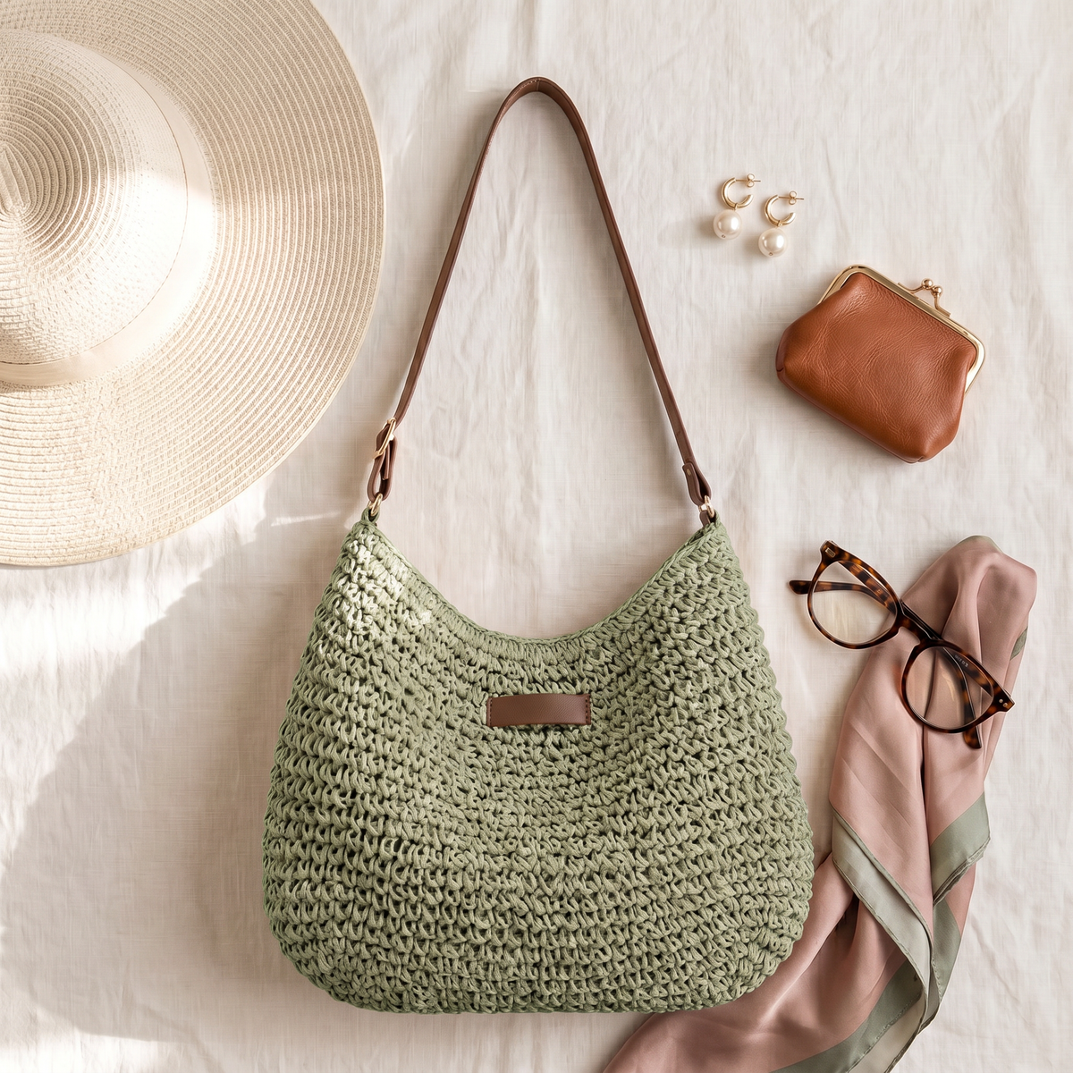 Simona | Bolsa Trançada Elegante para Mulher