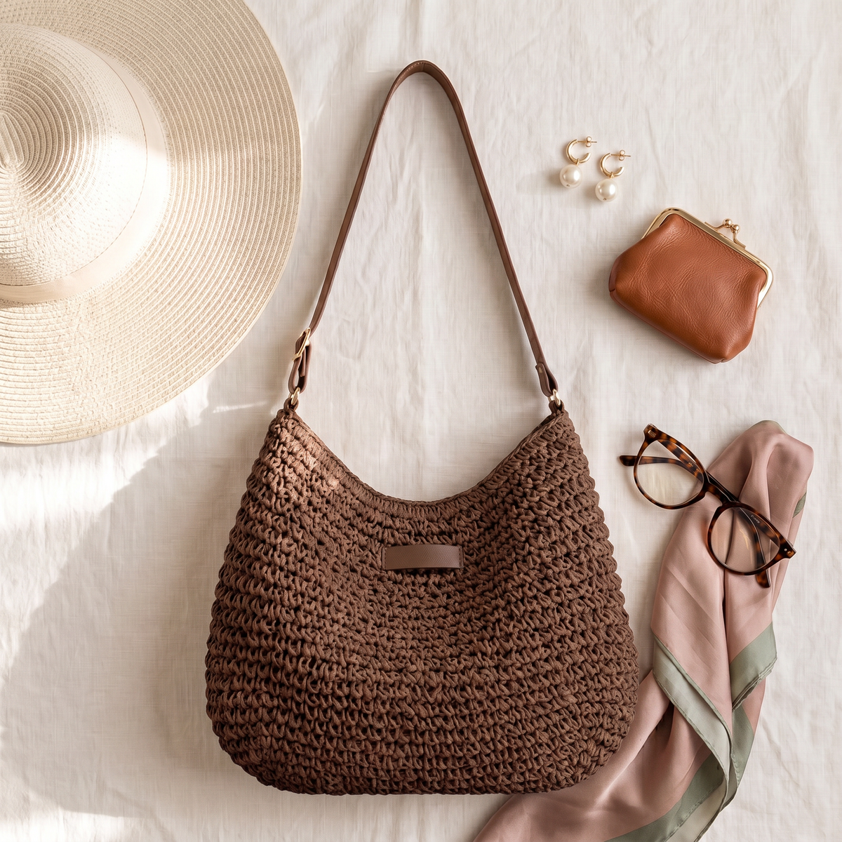 Simona | Bolsa Trançada Elegante para Mulher