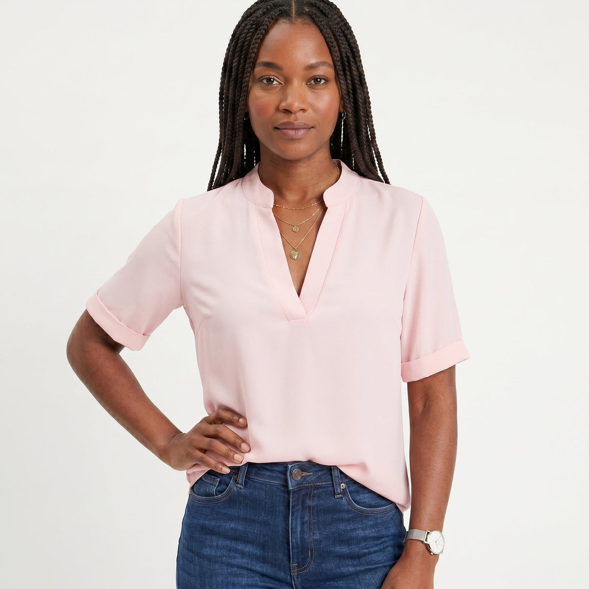 Rosaura | Blusa Fluida Decote em V