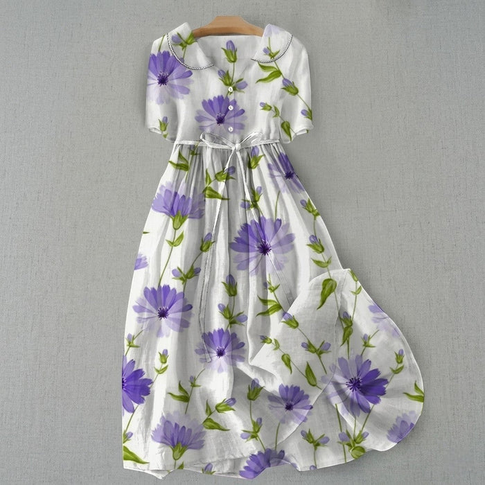 Martina - Vestido Vintage Floral Elegante