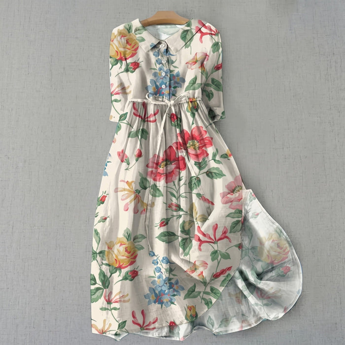Paloma - Vestido Elegante con Estampado Floral