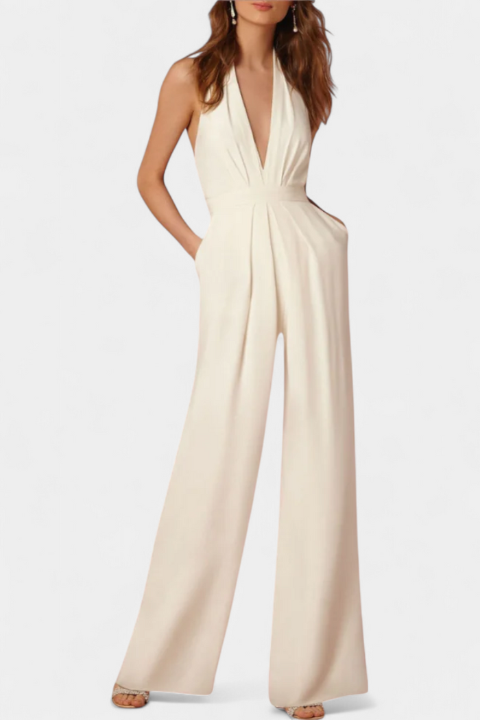 Lila | Mono de Pierna Ancha con Elegancia Ligera